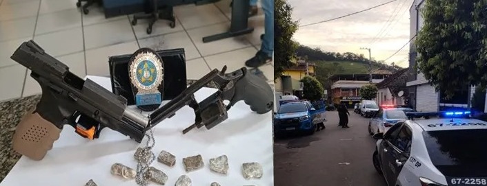 Polícia deflara operação contra o tráfico e apreende armas, munições e drogas