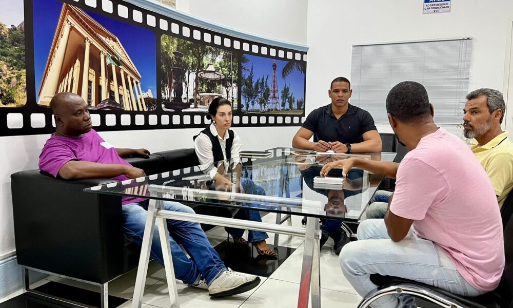 Vereador Maicon Cruz recebeu representantes da Aboipic na manhã desta terça-feira