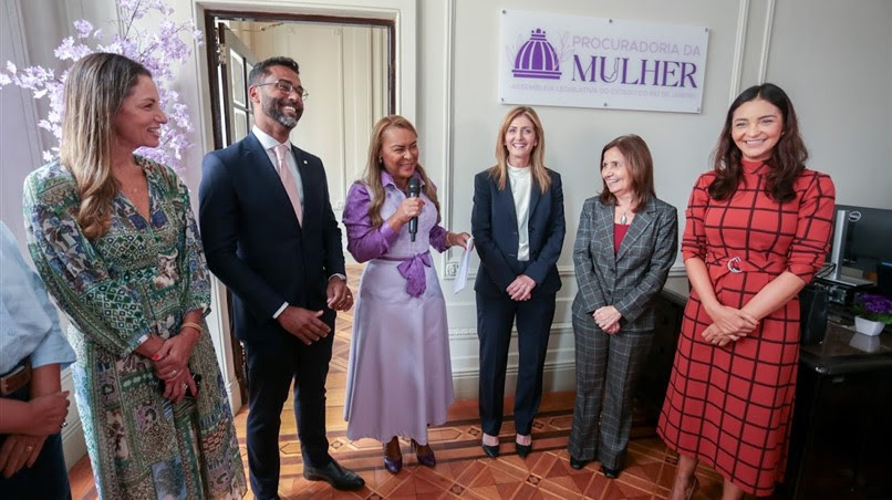 Alerj inaugura sala da Procuradoria Especial da Mulher no Palácio Tiradentes