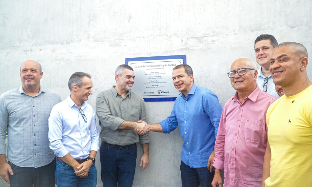 Águas do Paraíba inaugura ETE Donana e amplia capacidade de tratamento de esgoto em Campos dos Goytacazes