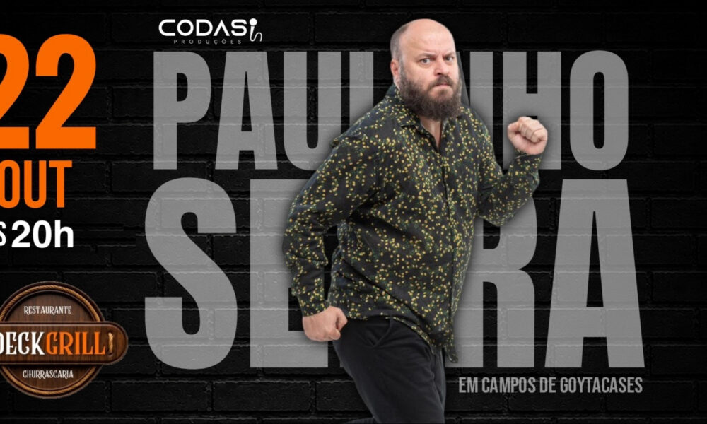 Paulinho Serra hoje no Deck Grill em Campos dos Goytacazes
