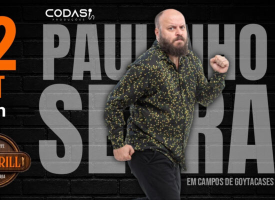 Paulinho Serra hoje no Deck Grill em Campos dos Goytacazes
