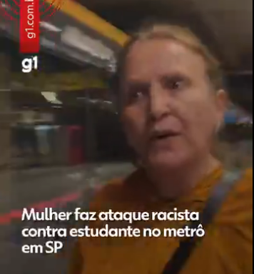 ‘Preto de bosta’: apoiadora de Bolsonaro faz ataque racista contra estudante no metrô em SP